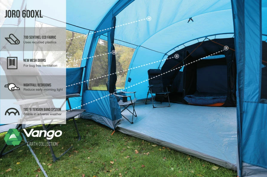 Vango Joro Poled 600XL Tent (2022) 10 Vango Joro Poled 600XL Tent (2022) - Image 8