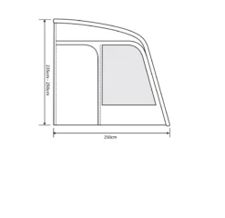 Outdoor Revolution Eden Air 390 Caravan Awning (2022) 12 Outdoor Revolution Eden Air 390 Caravan Awning (2022) -Outdoorworlddirect Sales Store eden air 390 floor2