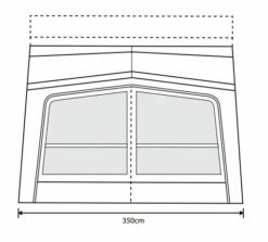 Outdoor Revolution Esprit Pro X 350M Awning (220-290cm) -Outdoorworlddirect Sales Store esprit 350 x fl2