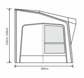 Outdoor Revolution Esprit Pro X 330 Premium Caravan Air Awning 4 Outdoor Revolution Esprit Pro X 330 Premium Caravan Air Awning - Image 2