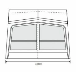 Outdoor Revolution Esprit Pro X 330 Premium Caravan Air Awning 11 Outdoor Revolution Esprit Pro X 330 Premium Caravan Air Awning -Outdoorworlddirect Sales Store floorplan 3