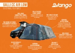 Vango Galli CC Air Low Awning (2023) -Outdoorworlddirect Sales Store galli cc air low 1