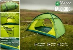 Vango Halo 300 Tent (2022) 11 Vango Halo 300 Tent (2022) -Outdoorworlddirect Sales Store halo 300 low res2