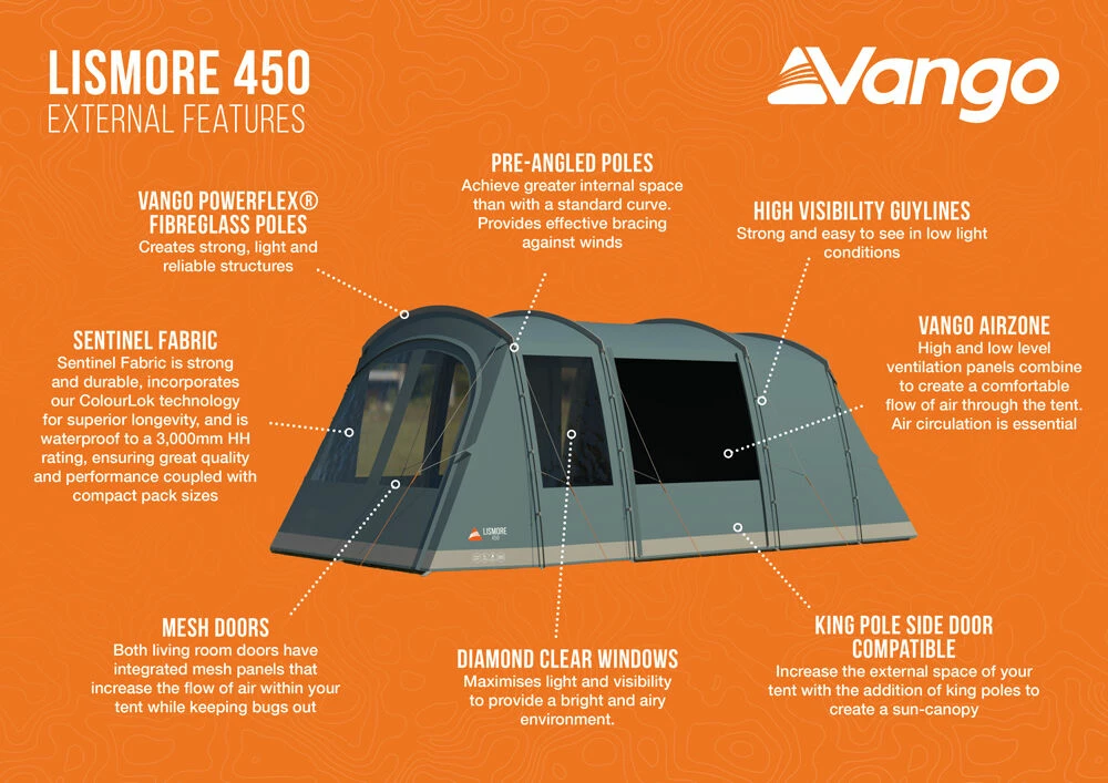 Vango Lismore 450 Poled Tent Package (2023) 5 Vango Lismore 450 Poled Tent Package (2023) - Image 3