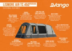 Vango Lismore Air TC 450 Tent Package (2023) -Outdoorworlddirect Sales Store lismore air tc 450 package