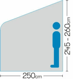 Westfield Mars 330 Motorhome Fixed Air Awning (245 - 260cm) -Outdoorworlddirect Sales Store mars 6 midsize