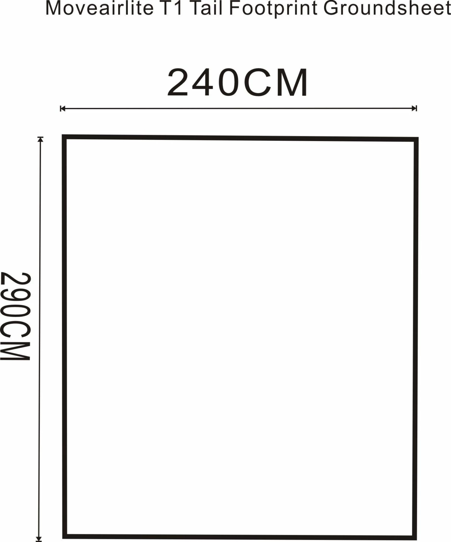 Outdoor Revolution Movelite T1 Tail Footprint 3 Outdoor Revolution Movelite T1 Tail Footprint