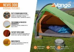 Vango Nevis 300 Tent (2023) -Outdoorworlddirect Sales Store nevis 3002