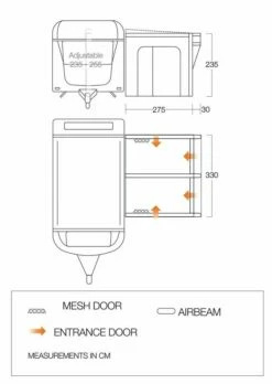 Vango Riviera Air 330 Elements ProShield Caravan Awning (2023) 14 Vango Riviera Air 330 Elements ProShield Caravan Awning (2023) -Outdoorworlddirect Sales Store riviera 330 floorplan