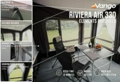 Vango Riviera Air 390 Elements ProShield Caravan Awning (2023) -Outdoorworlddirect Sales Store riviera air 330 eps in 1