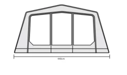 Outdoor Revolution O-Zone XTR Safari Front Porch Extension -Outdoorworlddirect Sales Store safari extension floorplans 3