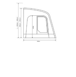 Outdoor Revolution Sportlite Air 320 Caravan Awning -Outdoorworlddirect Sales Store sportlite 320 1 flr2