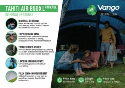 Vango Tahiti 850XL Air Tent (2023) 18 Vango Tahiti 850XL Air Tent (2023) -Outdoorworlddirect Sales Store tahiti air 850xl package2