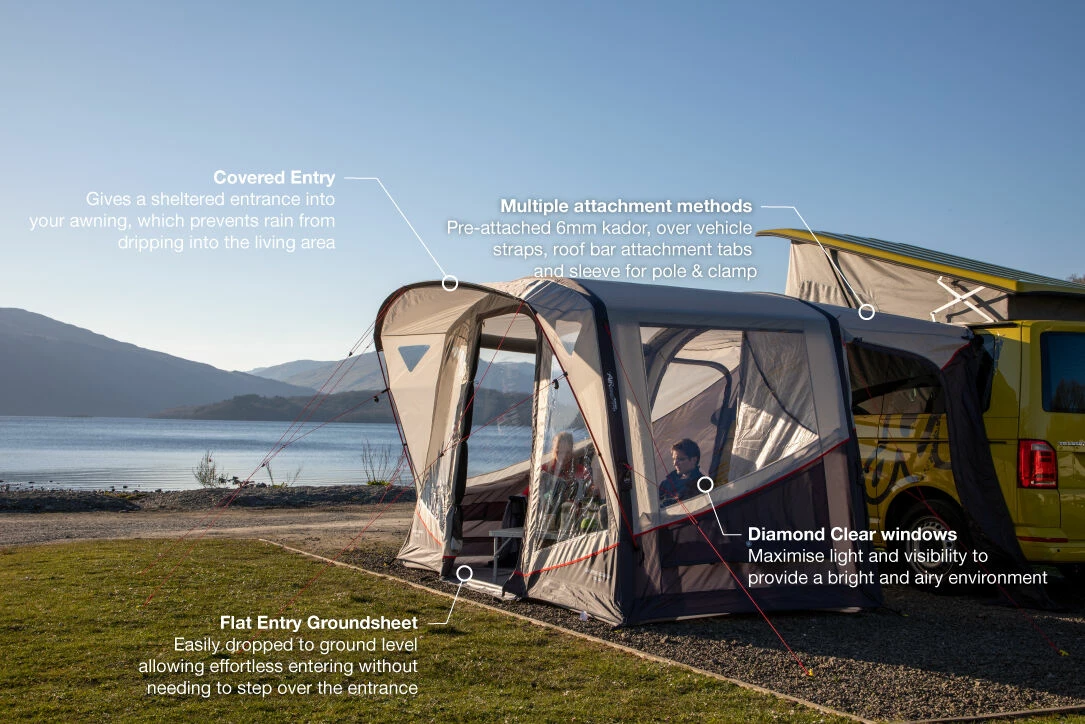 Vango Tolga VW Low Awning (Shadow Grey) 7 Vango Tolga VW Low Awning (Shadow Grey) - Image 5