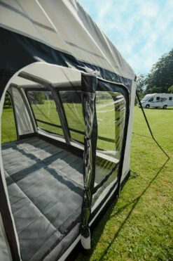 Vango Balletto Air 390 Elements Shield Caravan Awning (2023) -Outdoorworlddirect Sales Store van 22 lifestyle balletto shield 390 low14