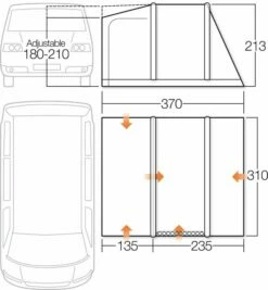Vango Kela V Low AirAway Awning (2022) 19 Vango Kela V Low AirAway Awning (2022) -Outdoorworlddirect Sales Store vango 2018 awnings floorplan kela iii low