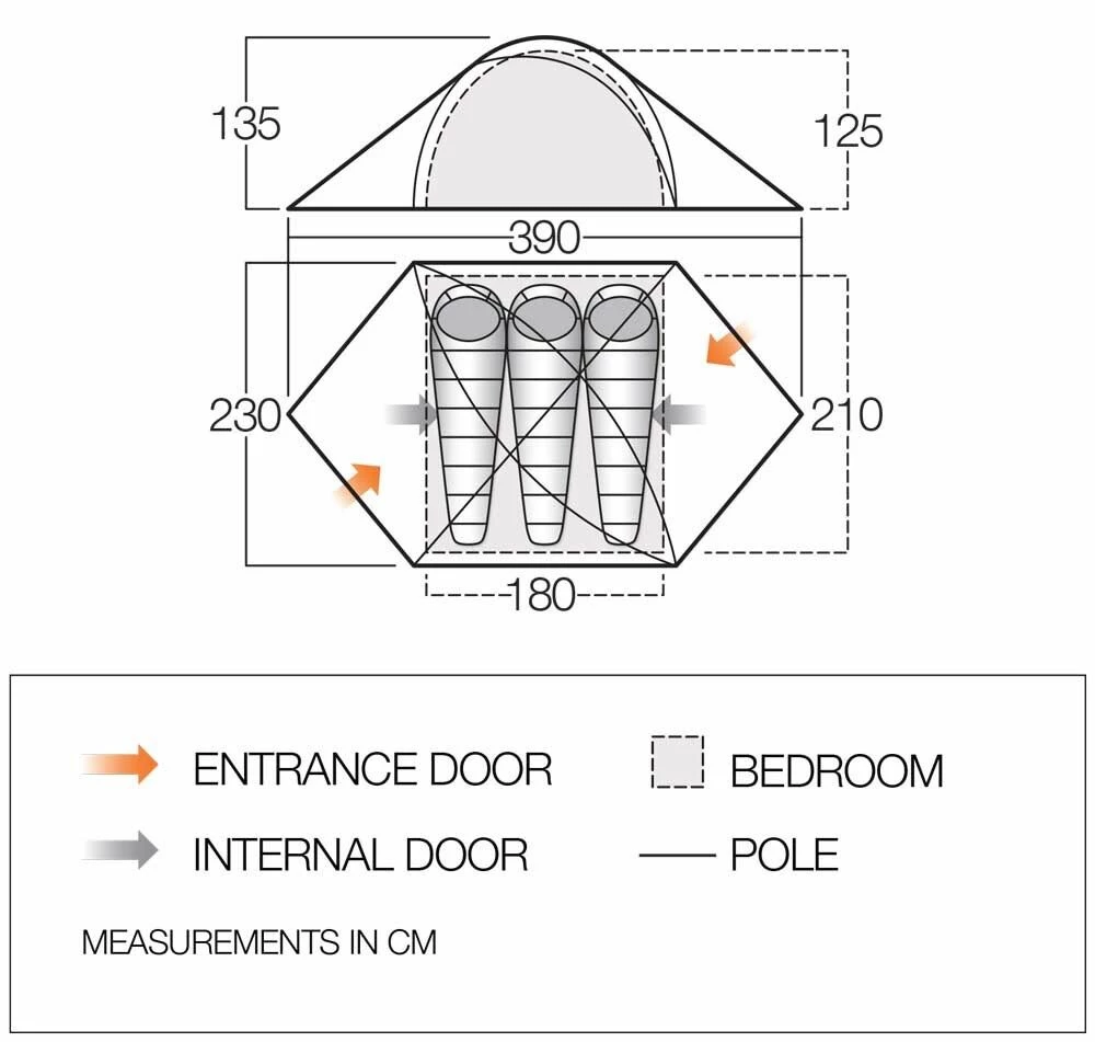 Vango Halo 300 Tent (2022) 5 Vango Halo 300 Tent (2022) - Image 3