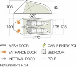 Vango Helvellyn 200 Tent (2022) -Outdoorworlddirect Sales Store vango 2020 tents floorplan helvellyn 200 hi small