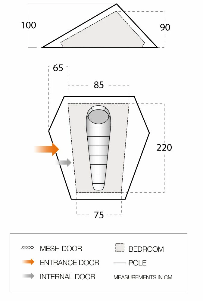 Vango Heddon 100 Tent (2022) 5 Vango Heddon 100 Tent (2022) - Image 3