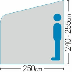 Westfield Vega 330 Performance Air Porch Awning (240 - 255cm) -Outdoorworlddirect Sales Store vega 6 midsize