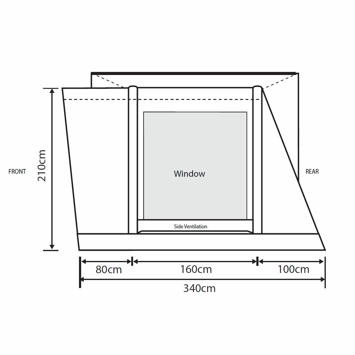 Outdoor Revolution Voyager Air Drive Away Awning (180-240cm) 6 Outdoor Revolution Voyager Air Drive Away Awning (180-240cm) - Image 4