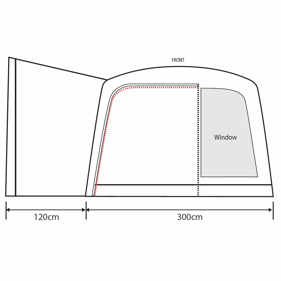 Outdoor Revolution Voyager Air Drive Away Awning (180-240cm) 7 Outdoor Revolution Voyager Air Drive Away Awning (180-240cm) - Image 5